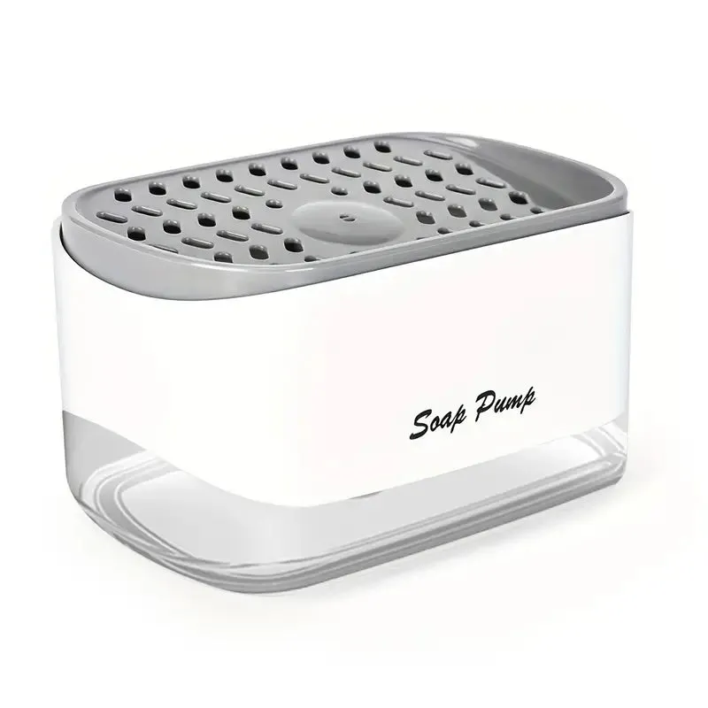 Kitchen Soap Pump and Sponge Caddy
