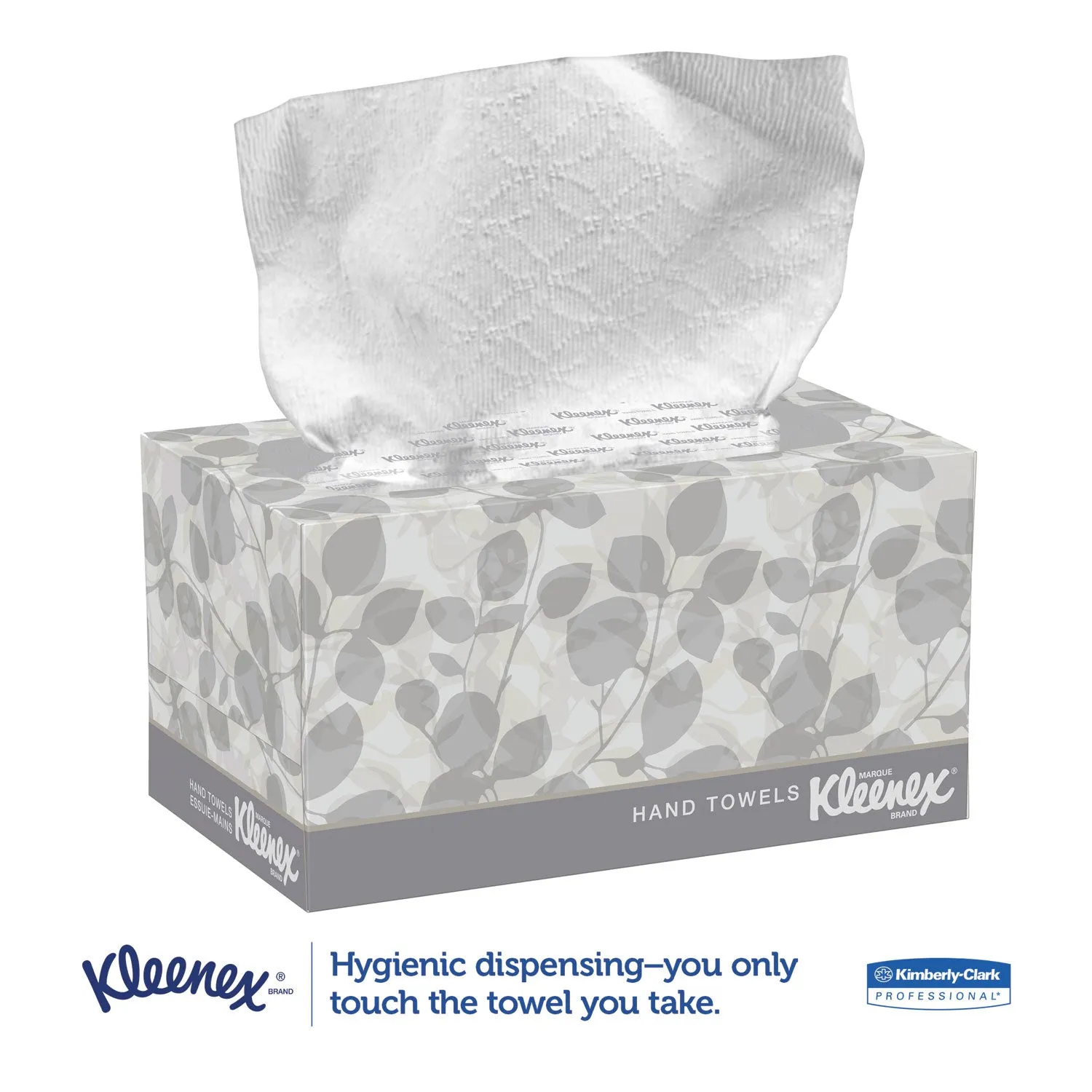 Kleenex Hand Towels, Pop-Up Box, Cloth, 9 X 10 1/2, 120/Box, 18 Boxes/Carton - KCC01701CT