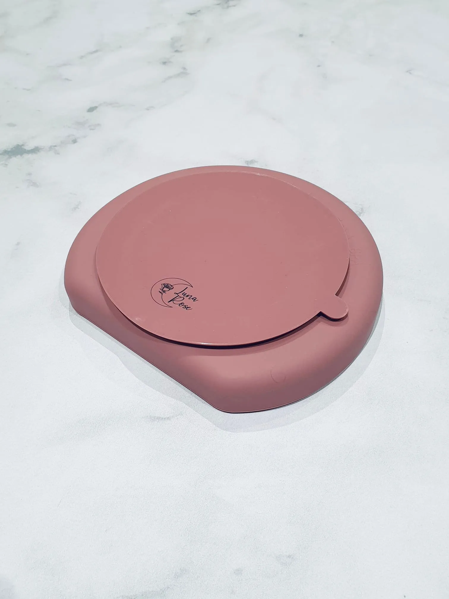 Luna Rose Powder Rose Silicone Section Plate