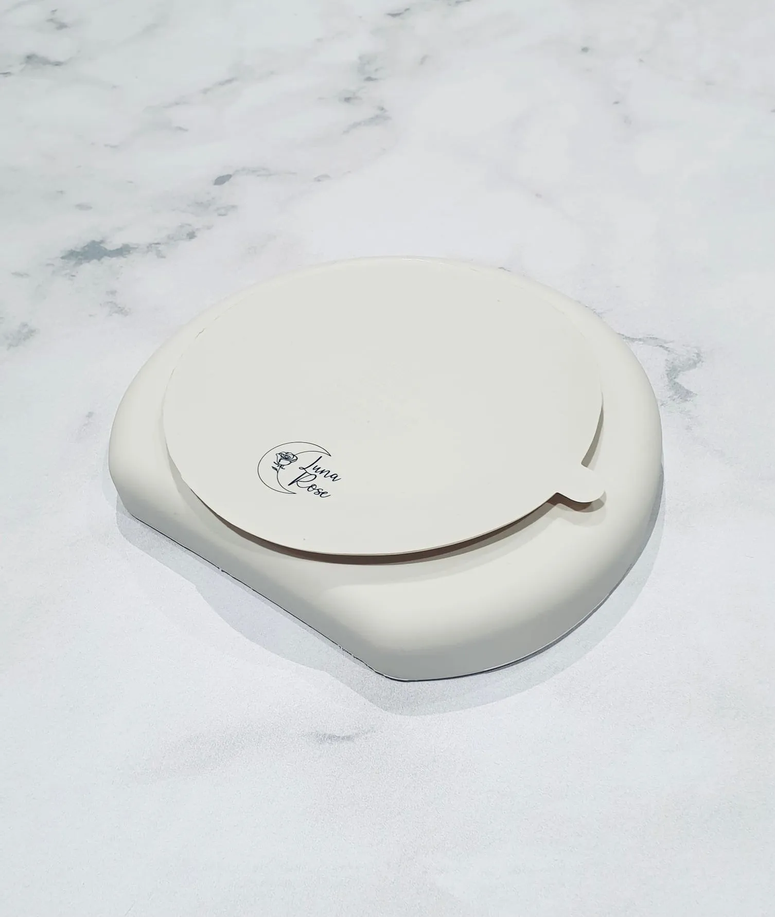 Luna Rose White Sand Silicone Section Plate