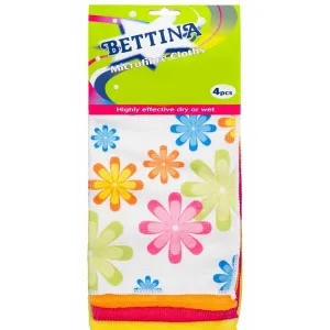 Microfibre Cloths 4pk