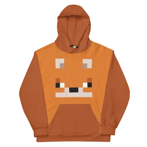 Minecraft Fox Adult Pullover Hoodie