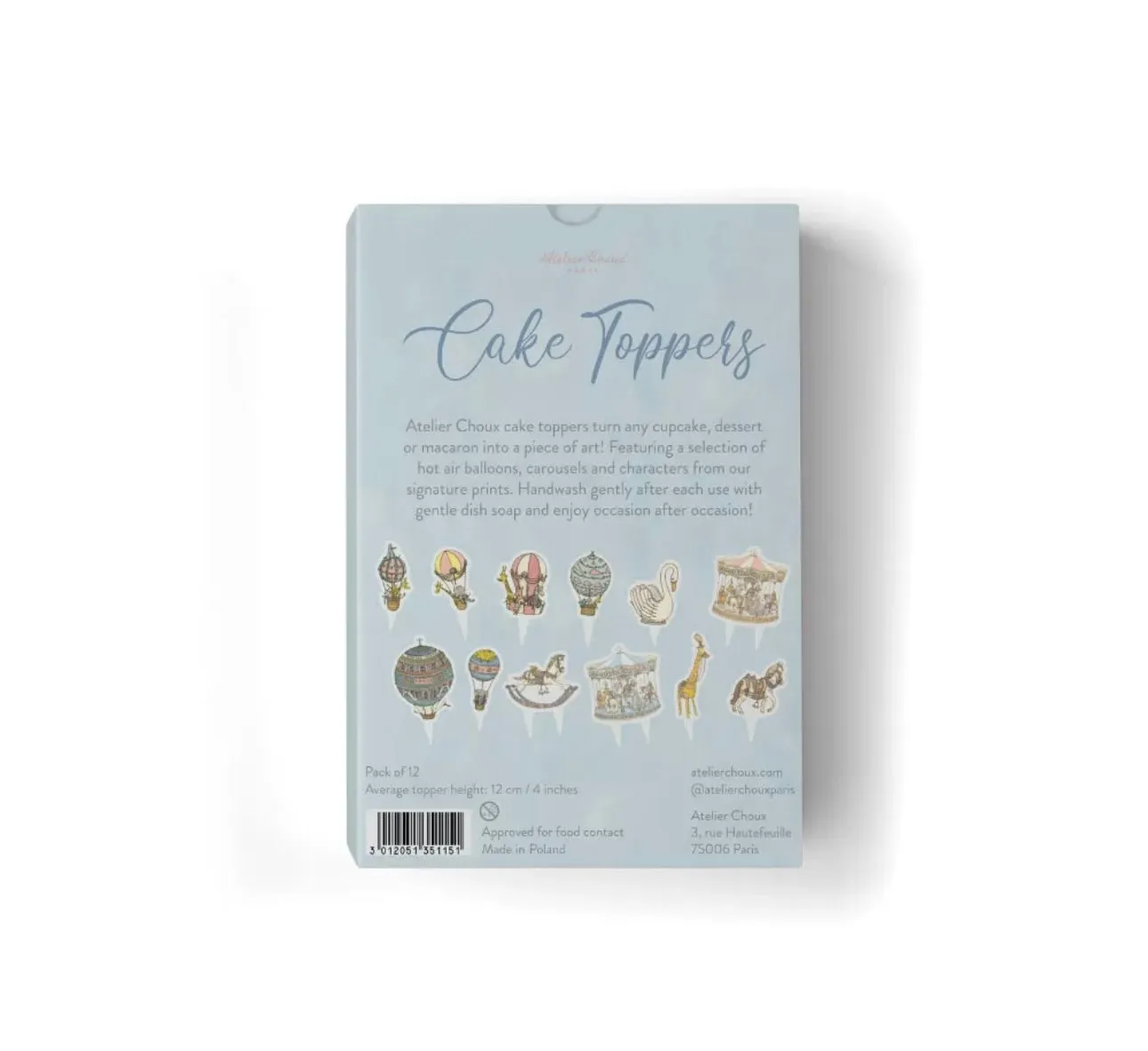 Mini Cake Toppers – Atelier Choux Classics