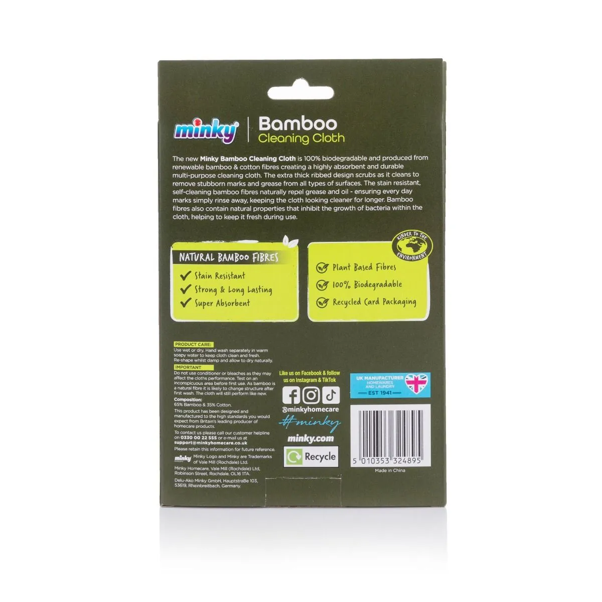 Minky Bamboo Cleaning Cloth