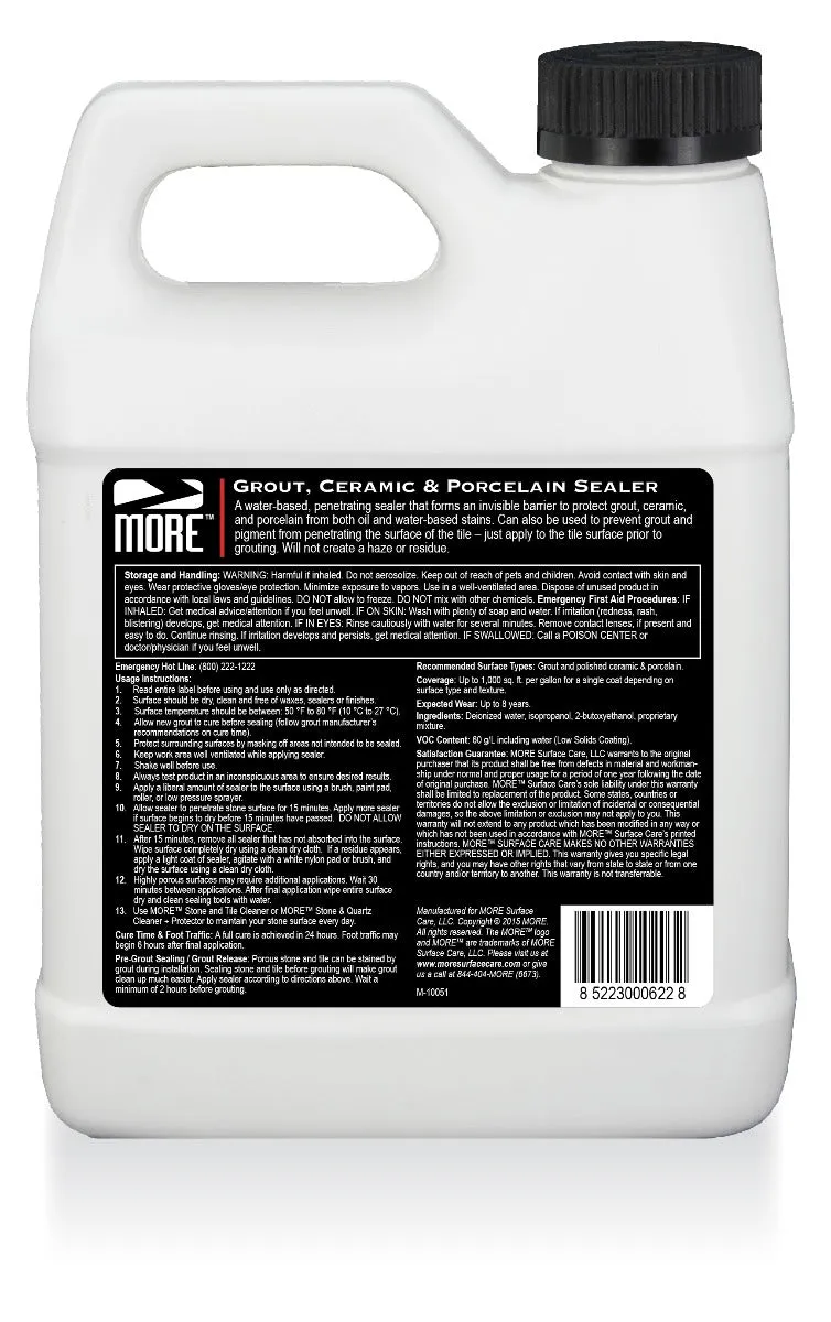 More Grout, Ceramic & Porcelain - 1 Quart