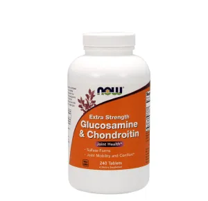 Now Foods Glucosamine & Chondroitin Extra Strength 240 Tabs