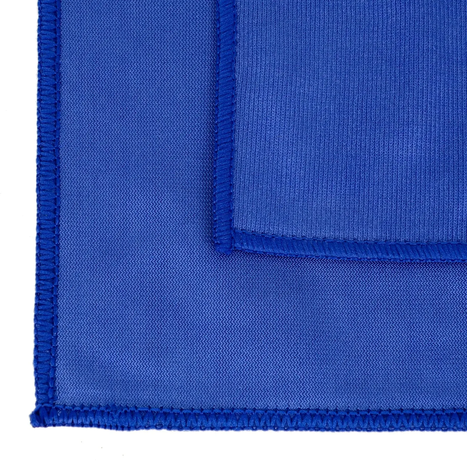 Pack of 10 Micro-Pro Microfibre Glass Cloths Windows Mirrors Blue Square 40cm