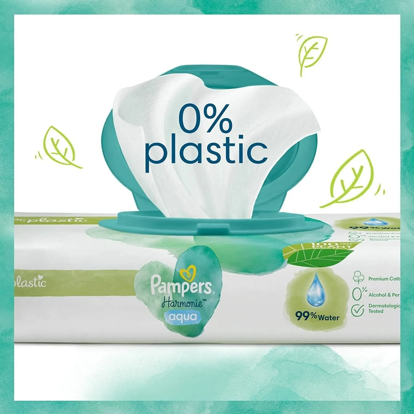 Pampers Harmonie Aqua Baby Wipes