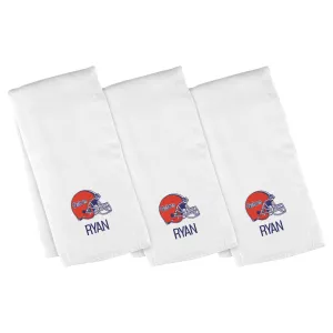 Personalized Florida Gators Helmet 3-Pack Burp Cloths