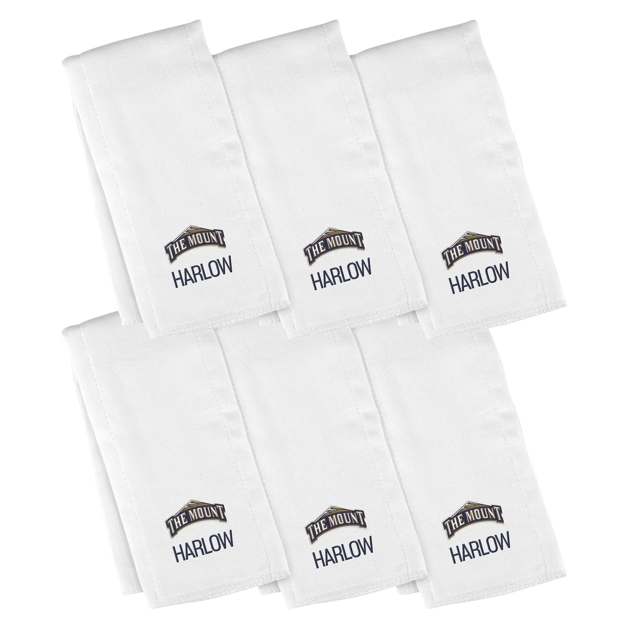 Personalized Mount St. Mary's Mountaineers 6-Pack Burp Cloths