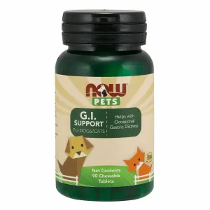Pets GI Support (Probiotic) 90 Lozenges By Now Foods
