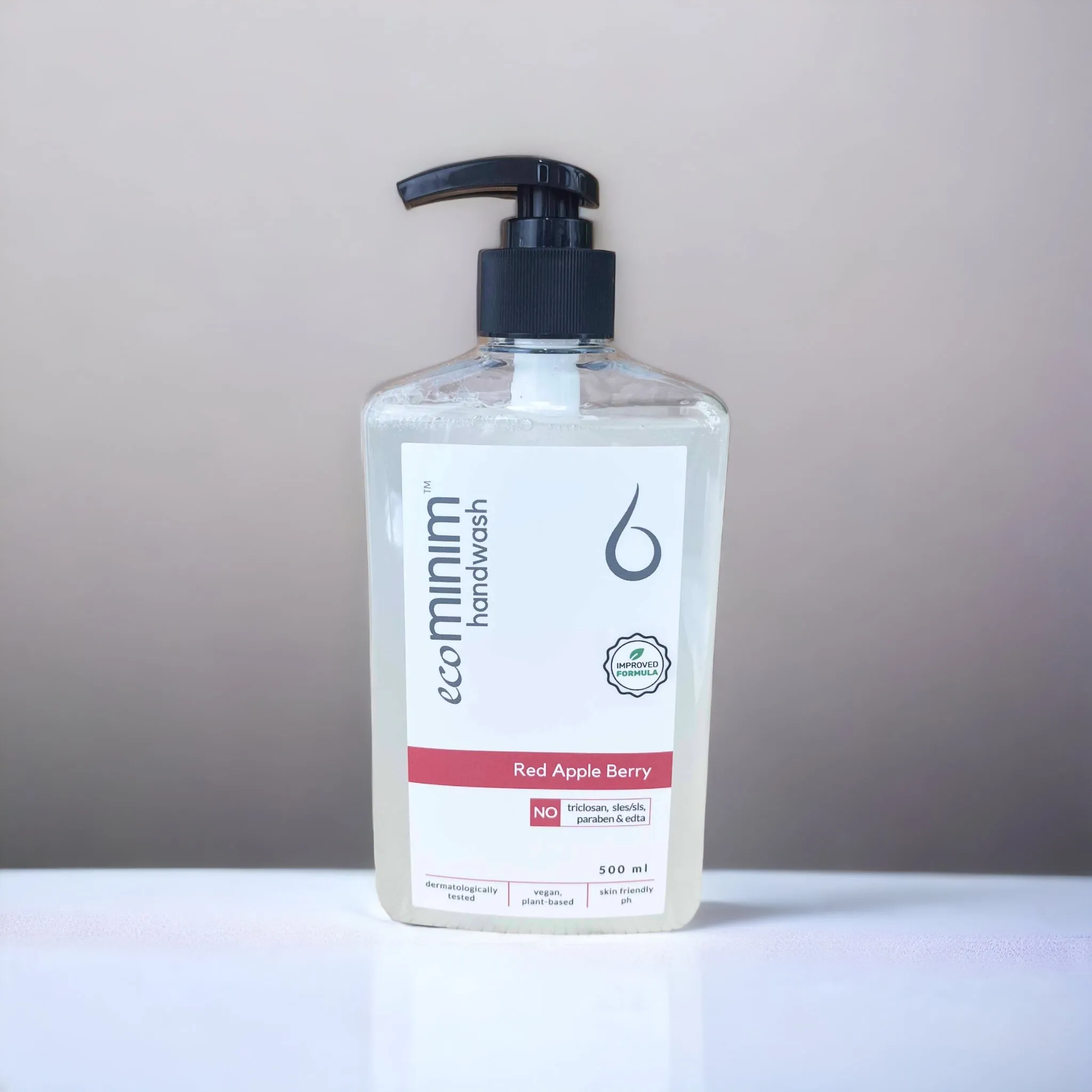 Plant Based Liquid Foam Hand Wash - Red Apple Berry (500ml)