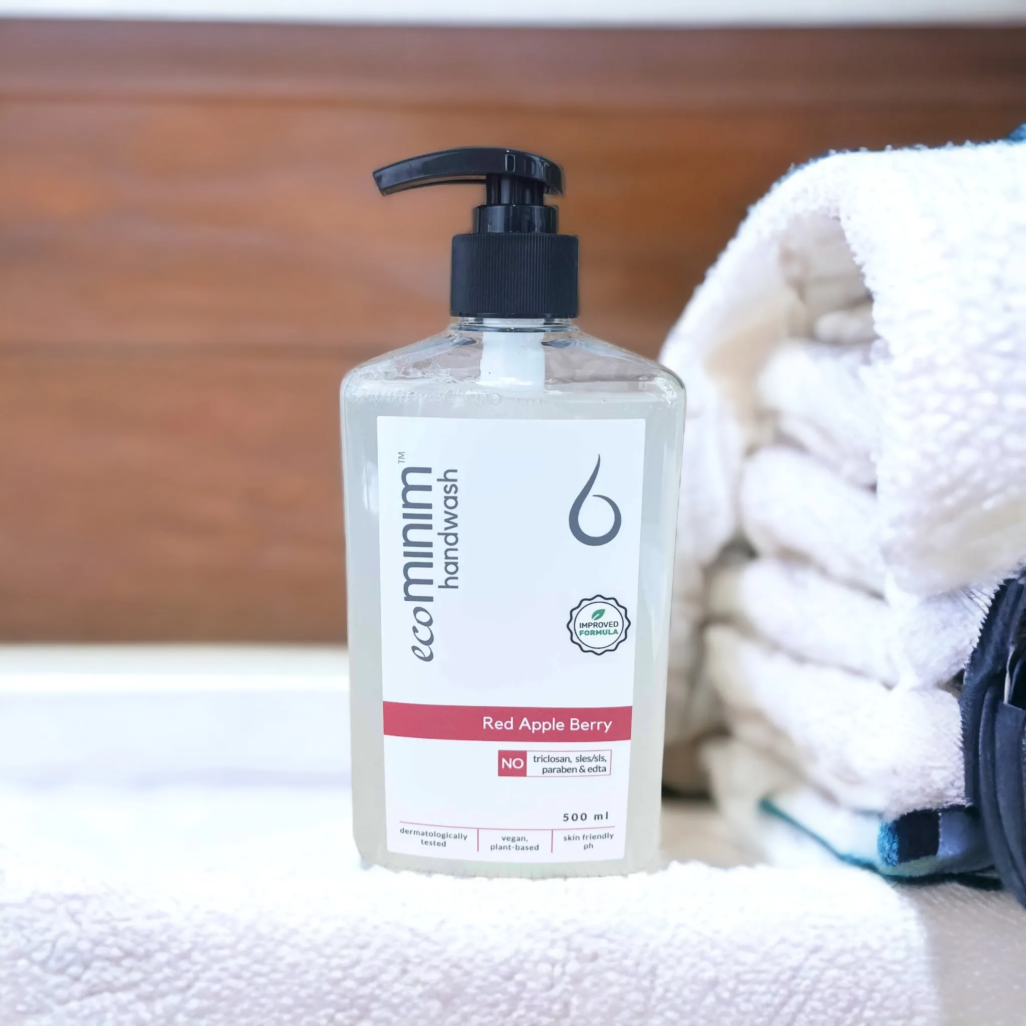 Plant Based Liquid Foam Hand Wash - Red Apple Berry (500ml)