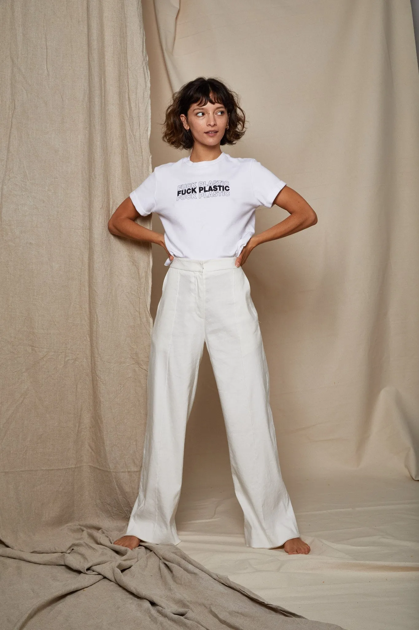Plastic Free Unisex Tee, Organic Cotton