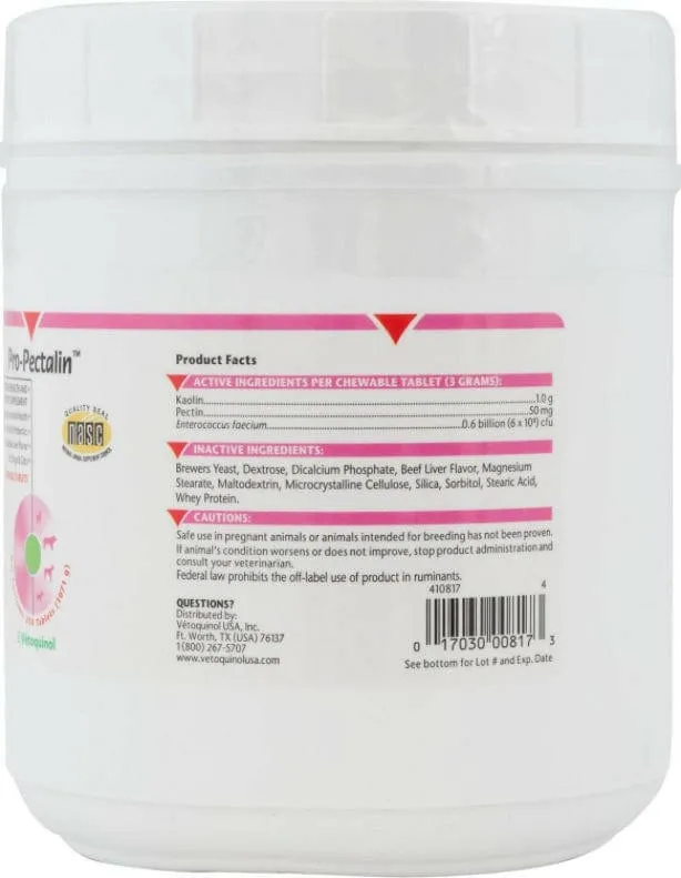 Pro-Pectalin Tablets - Anti Diarrhea Medicine for Dogs & Cats (250 tablets)