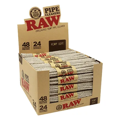RAW - Pipe Cleaners - Hemp Soft - 48 Pack Box