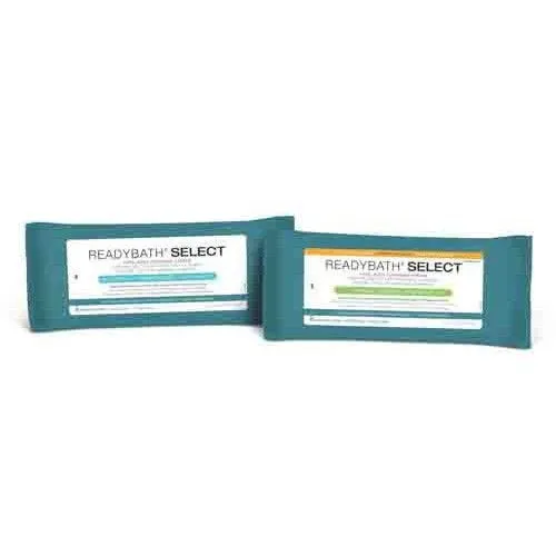 ReadyBath SELECT Medium Weight Cleansing Washcloths, 30 Count, Antibacterial, Scented