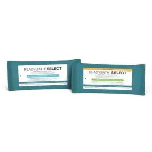 ReadyBath SELECT Medium Weight Cleansing Washcloths, 30 Count, Antibacterial, Scented