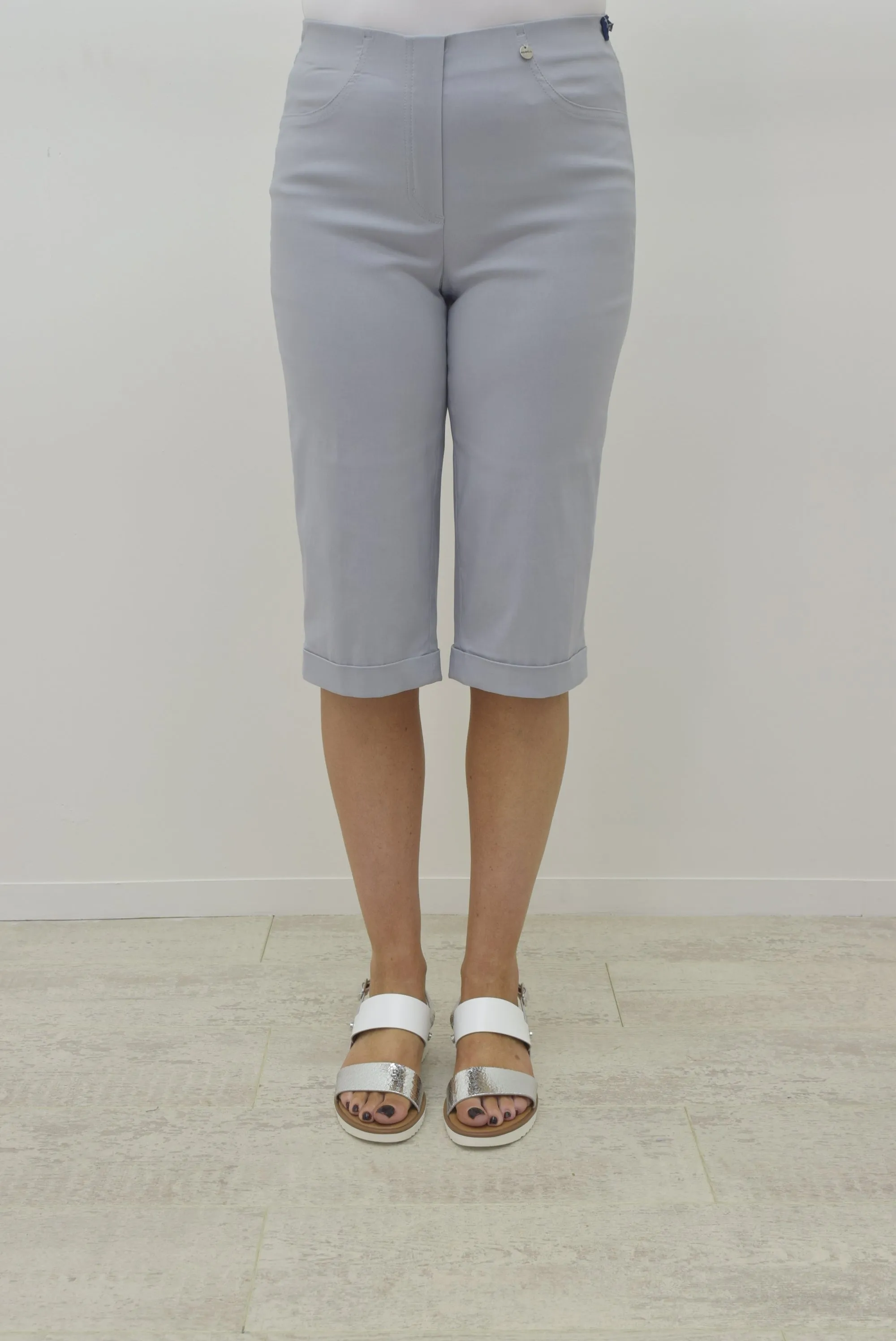 Robell Bella Grey Shorts - 51625 5499 91