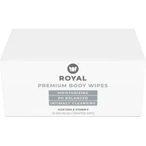 Royal Condom Intimacy Cleansing Wipes 30ct