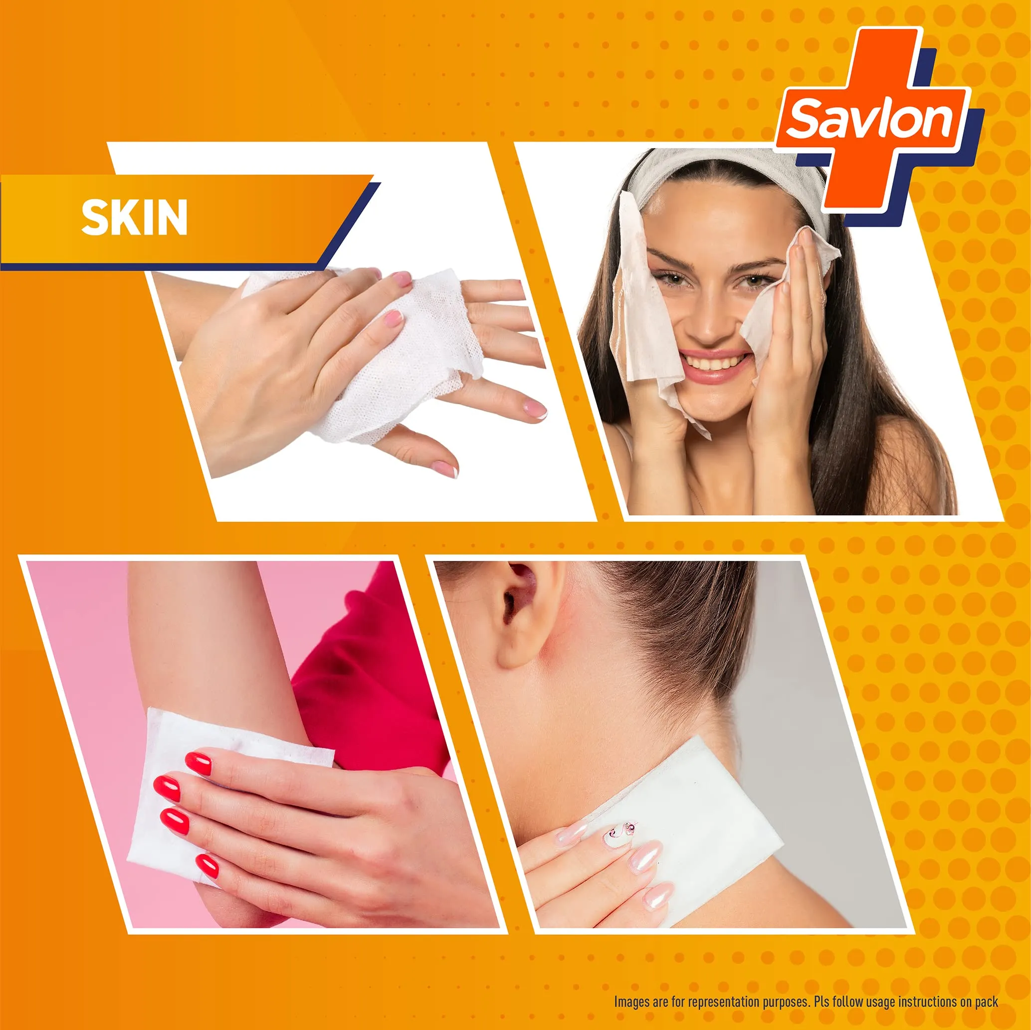 Savlon Germ Protection Multipurpose Thick & Soft Wet Wipes With Fliptop Lid - 72 Wipes Multi Purpose, Protection from 99.9% Germs