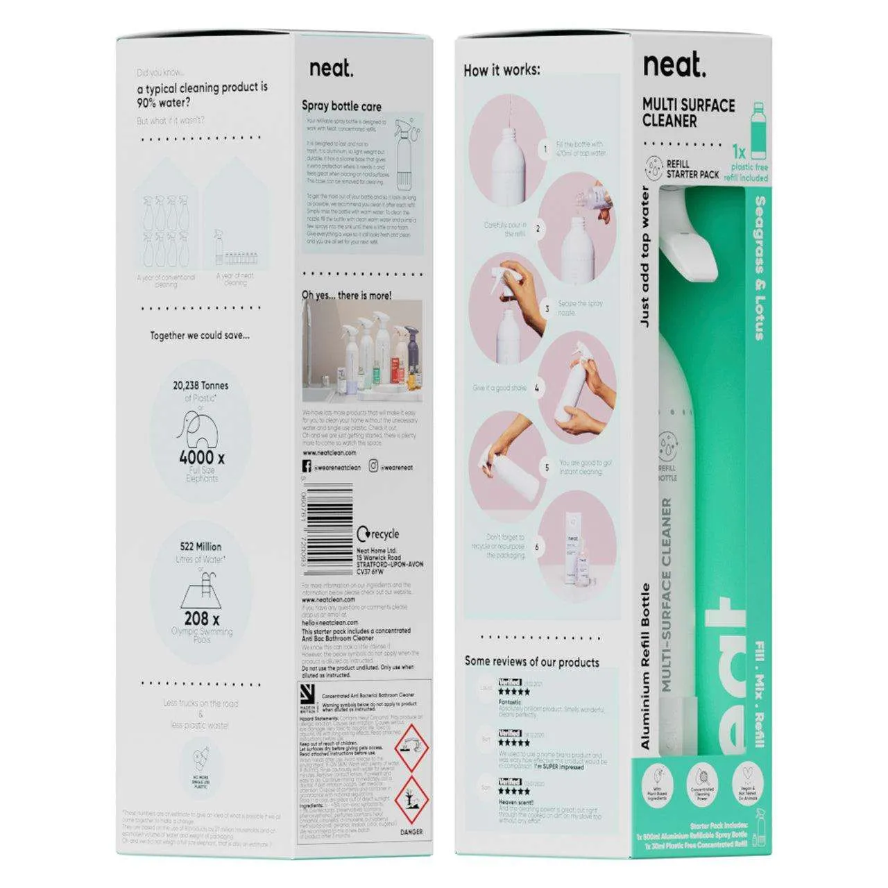 Seagrass & Lotus - Multi Surface Cleaner Starter Pack