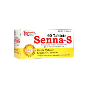 Senna-S  Tablets  60 ea
