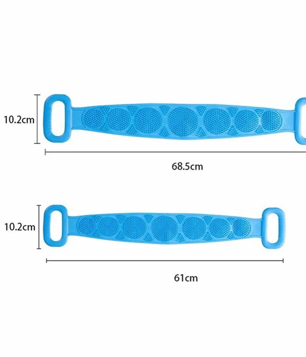 Silicone Back Scrubbing Belt, Silicone Back Towel Scrubber, Body Sponge Silicon Brush Bath Towel, Skin Care Brushes