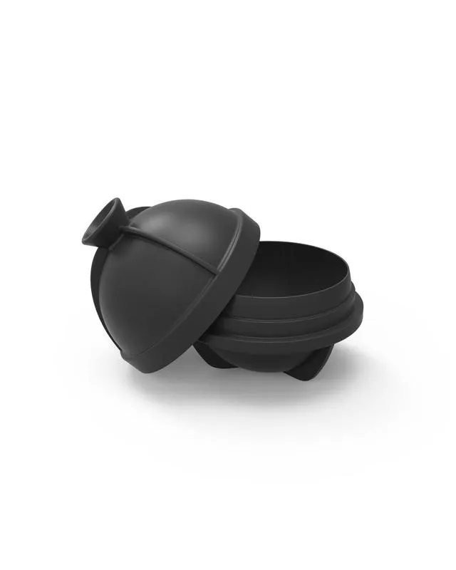 Single Sphere Ice Mold - Charcoal