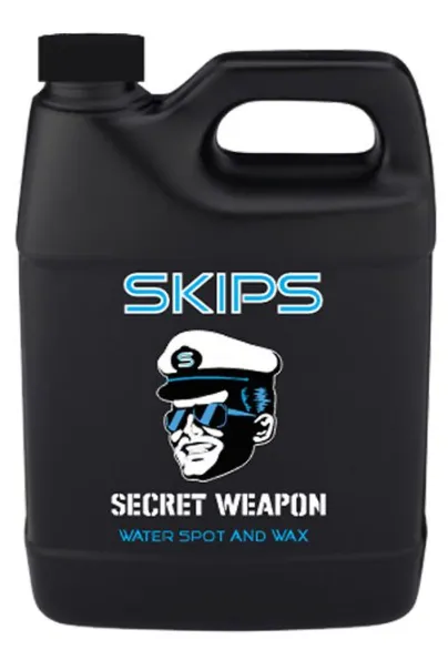 Skips Secret Weapon Hard Water Spot Remover & Wax Gallon (SW1G)