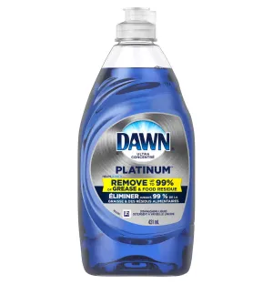 Soap - Dawn® Platinum Refreshing Rain Scent Dish Soap, 431 mL (Case of 10), 239124