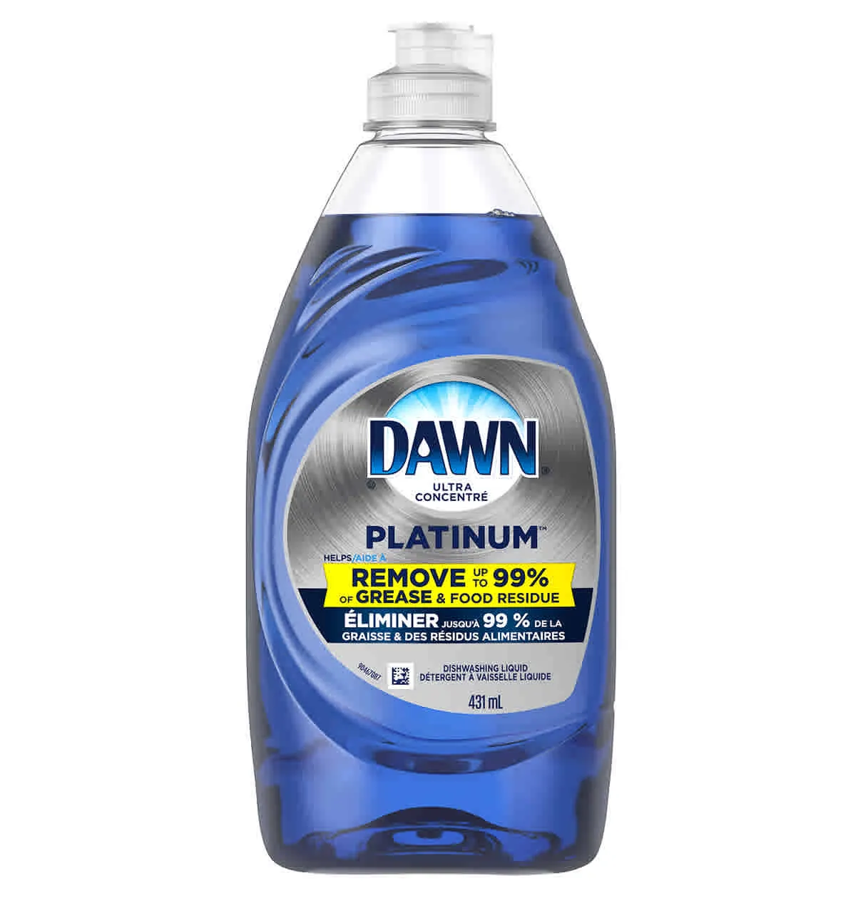 Soap - Dawn® Platinum Refreshing Rain Scent Dish Soap, 431 mL (Case of 10), 239124