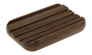 Soap Dish Thermowood Rounded