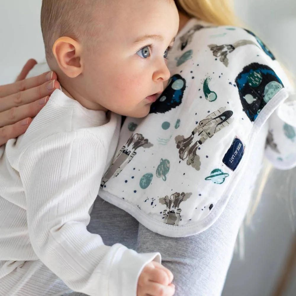 Space   Galaxy Oh So Soft Muslin Burp Cloths