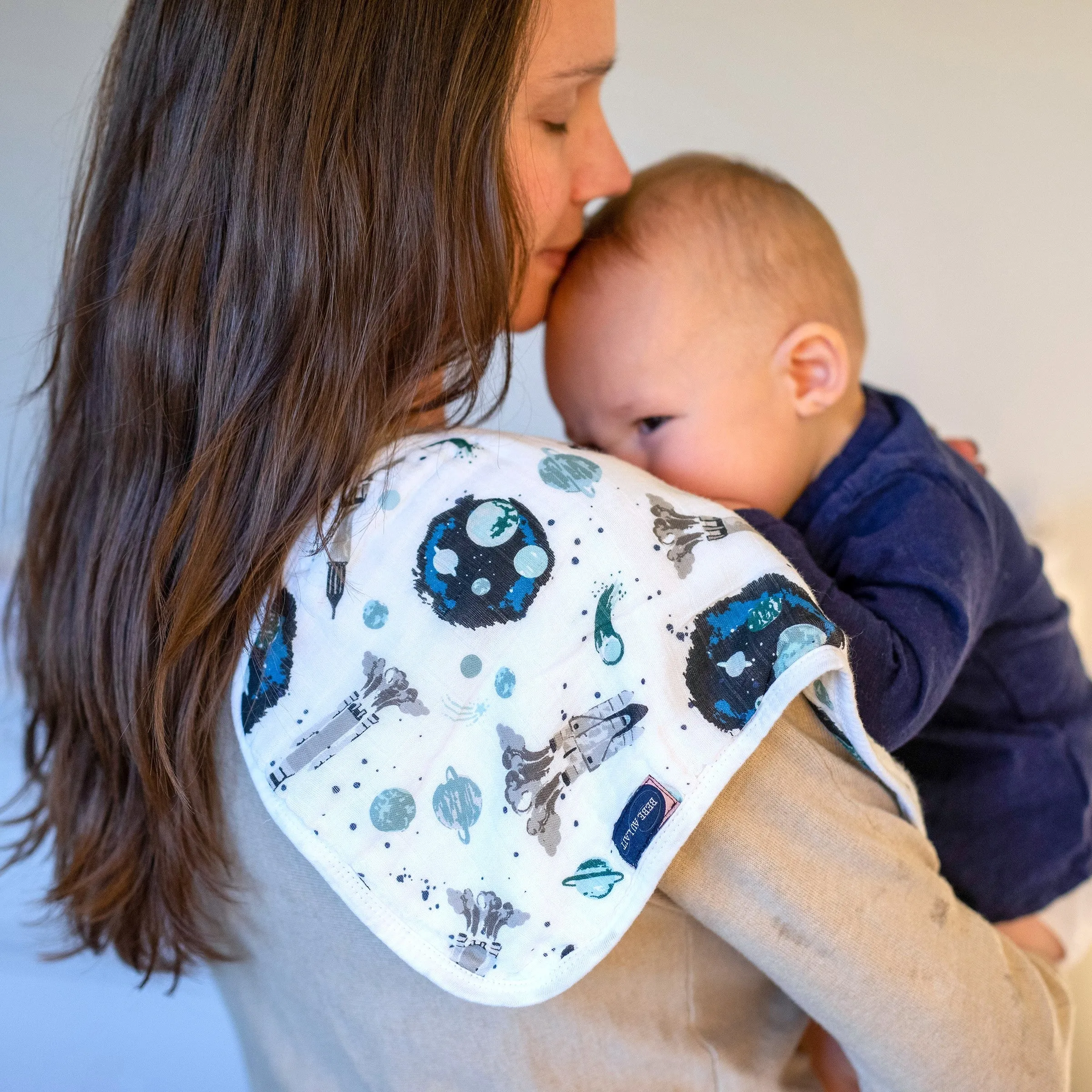 Space   Galaxy Oh So Soft Muslin Burp Cloths