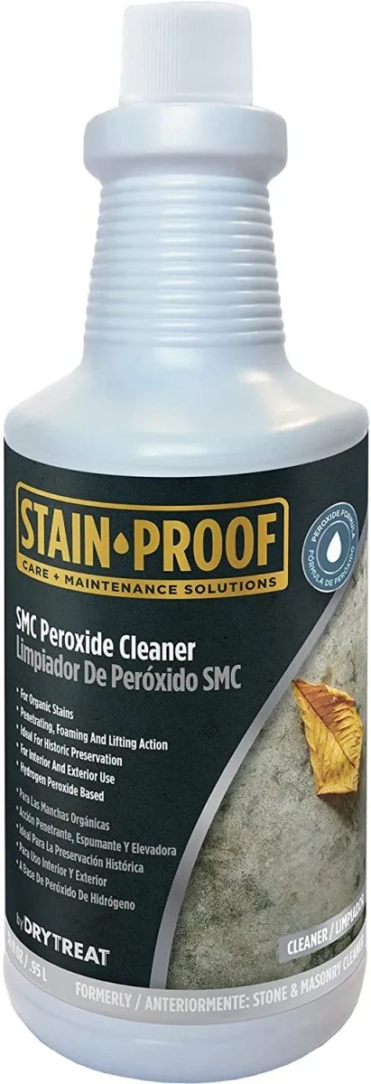 Stain Proof SMC Peroxide Cleaner formerly Dry Treat S-Tech Stone & Masonry Cleaner