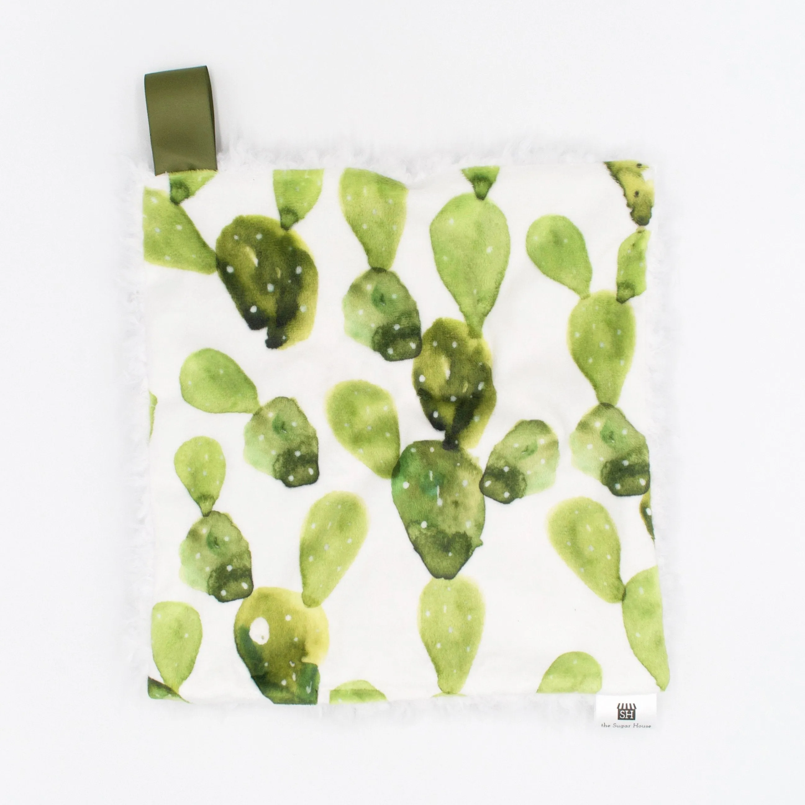 Sugar   Maple Olive Cactus Minky Lovey
