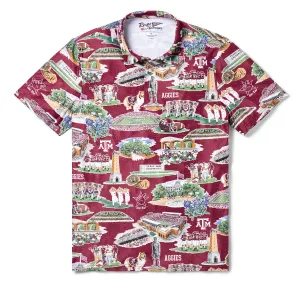 TEXAS A&M UNIVERSITY SCENIC PERFORMANCE POLO / Performance Fabric