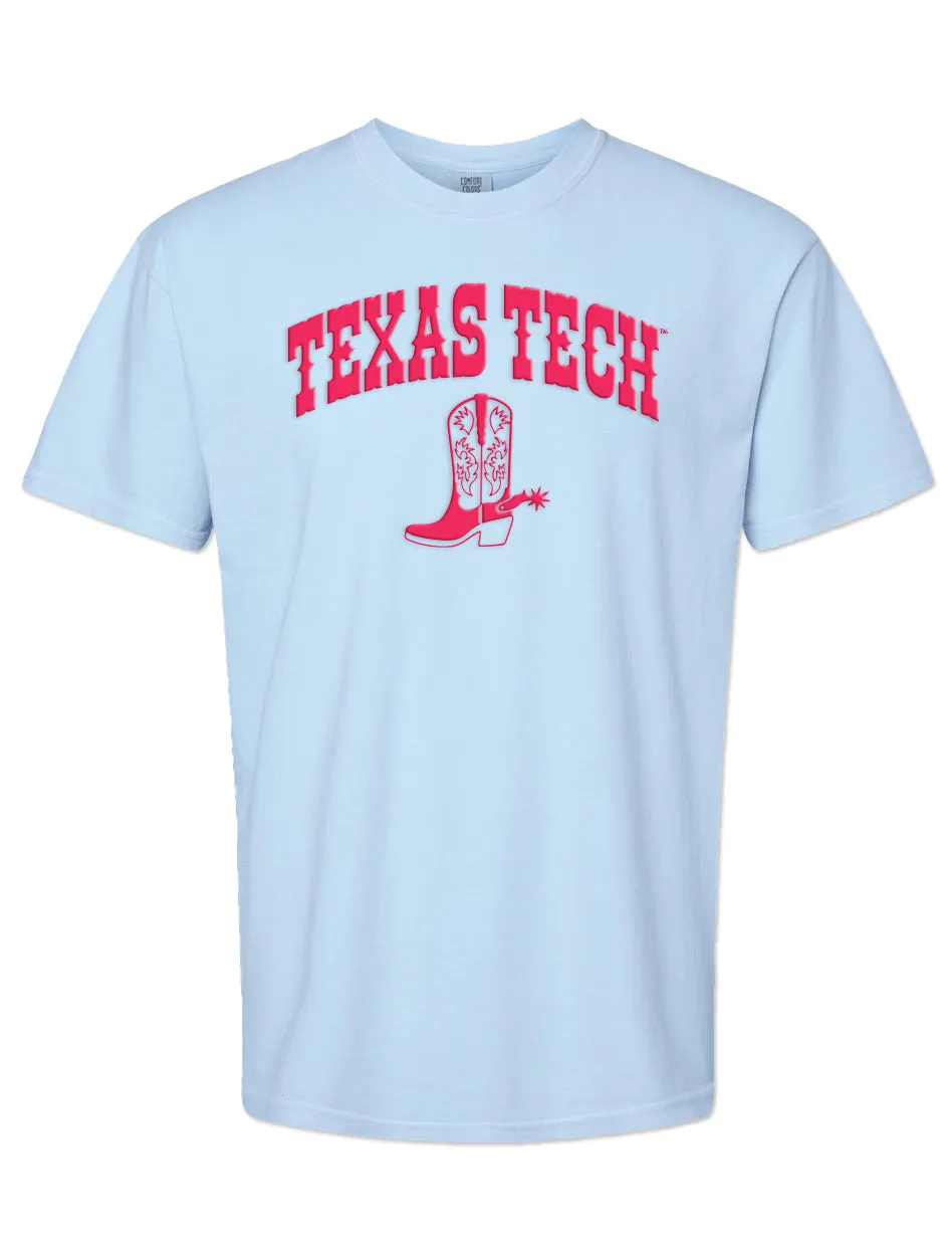 Texas Tech "Boot Scoot" Puff  Print T-Shirt