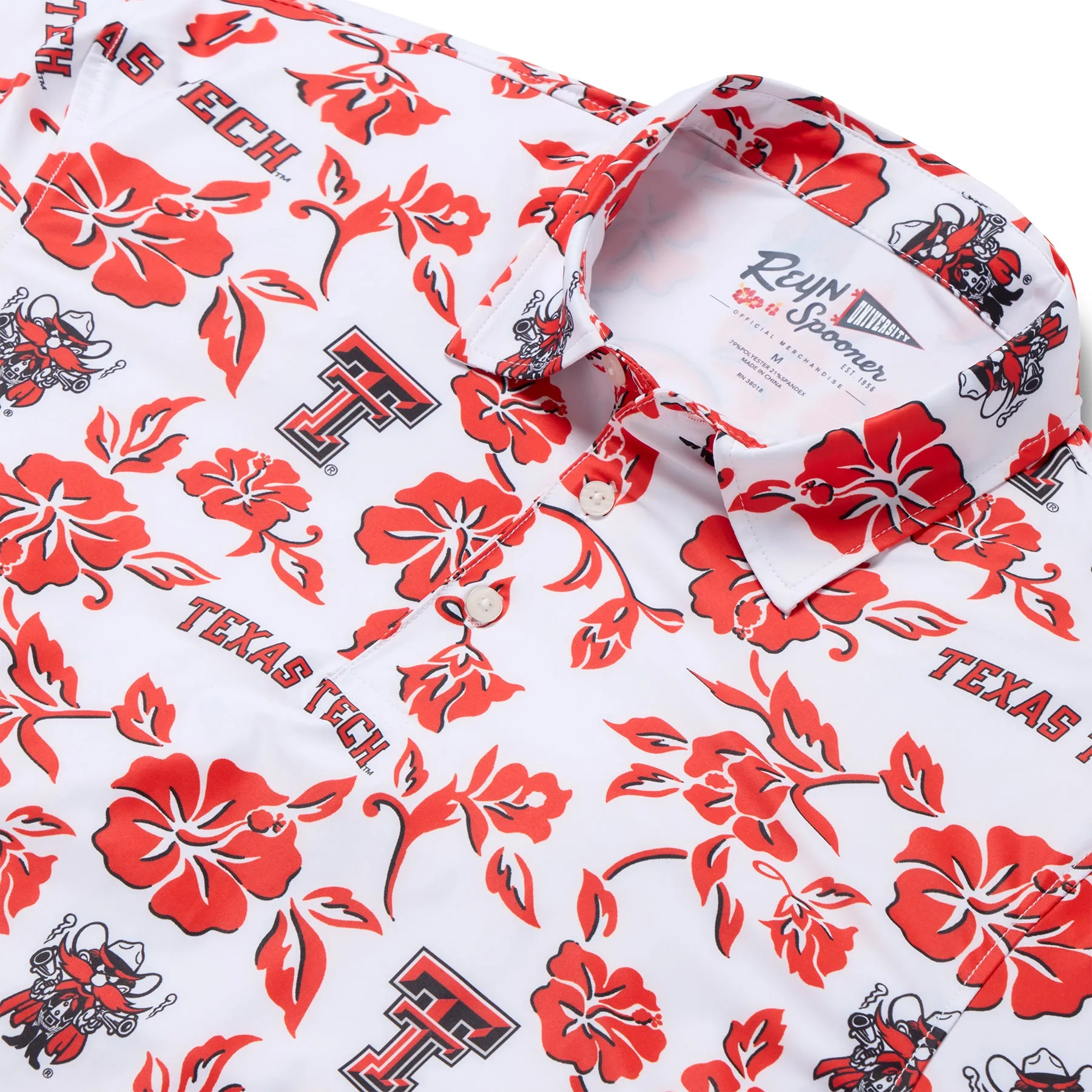 TEXAS TECH UNIVERSITY GAME DAY PERFORMANCE POLO / Performance Fabric