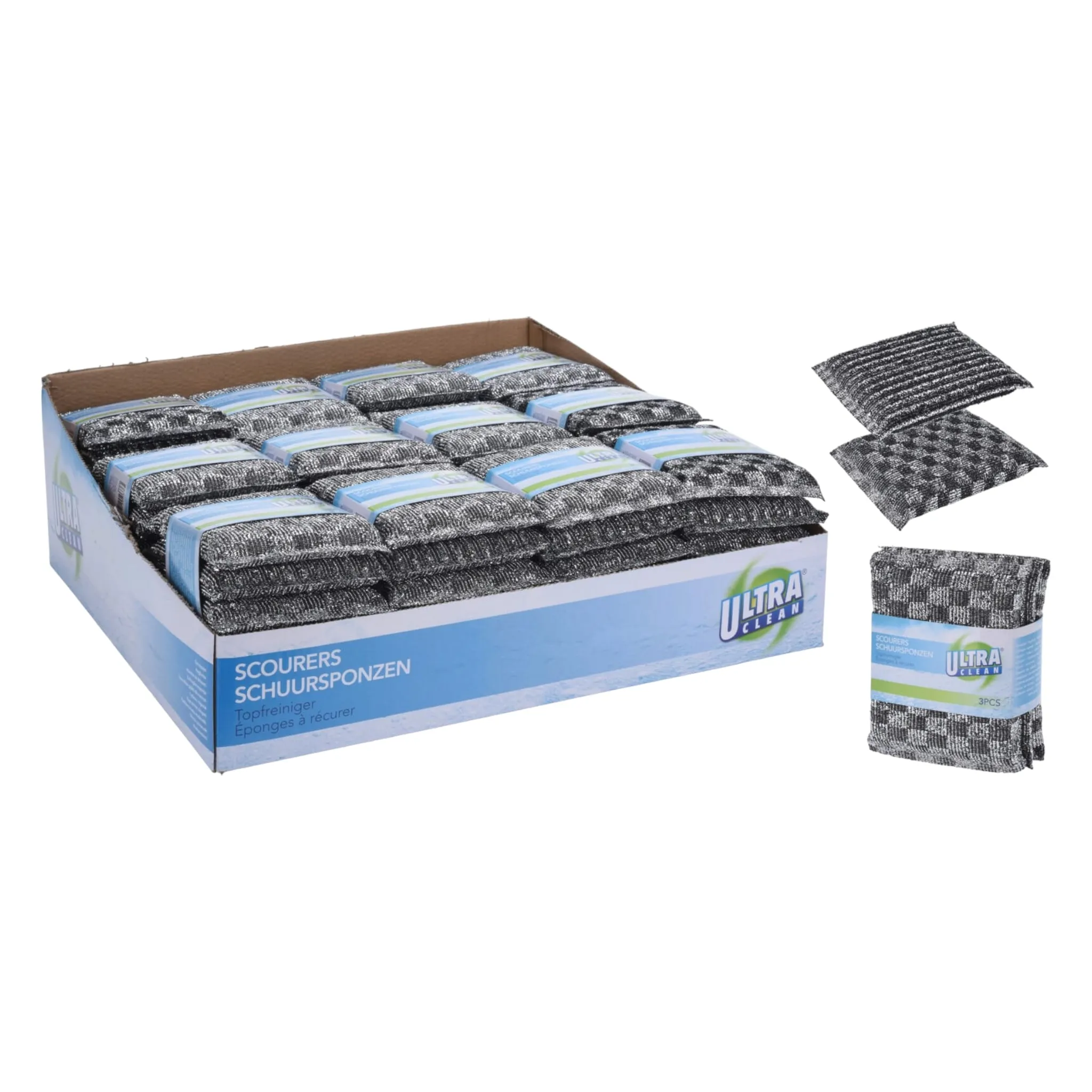 Ultra Clean Scouring Pads 3pack
