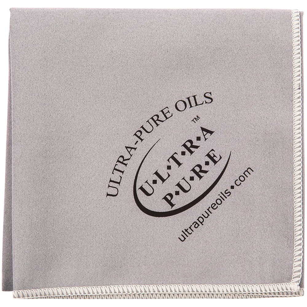 Ultra-Pure Extra Large Microfiber Polishing Cloth - Grey