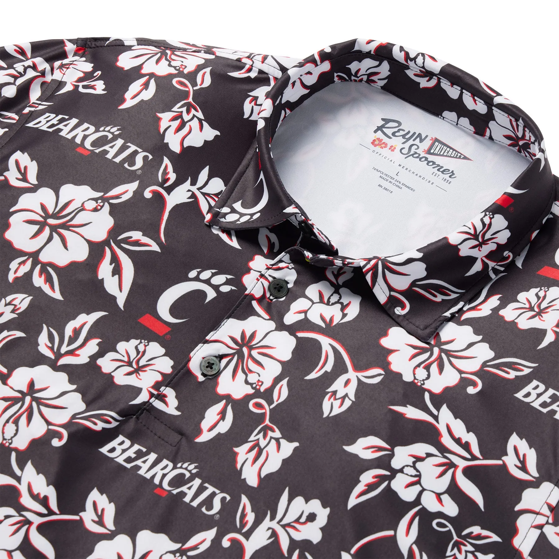 UNIVERSITY OF CINCINNATI GAME DAY PERFORMANCE POLO / Performance Fabric