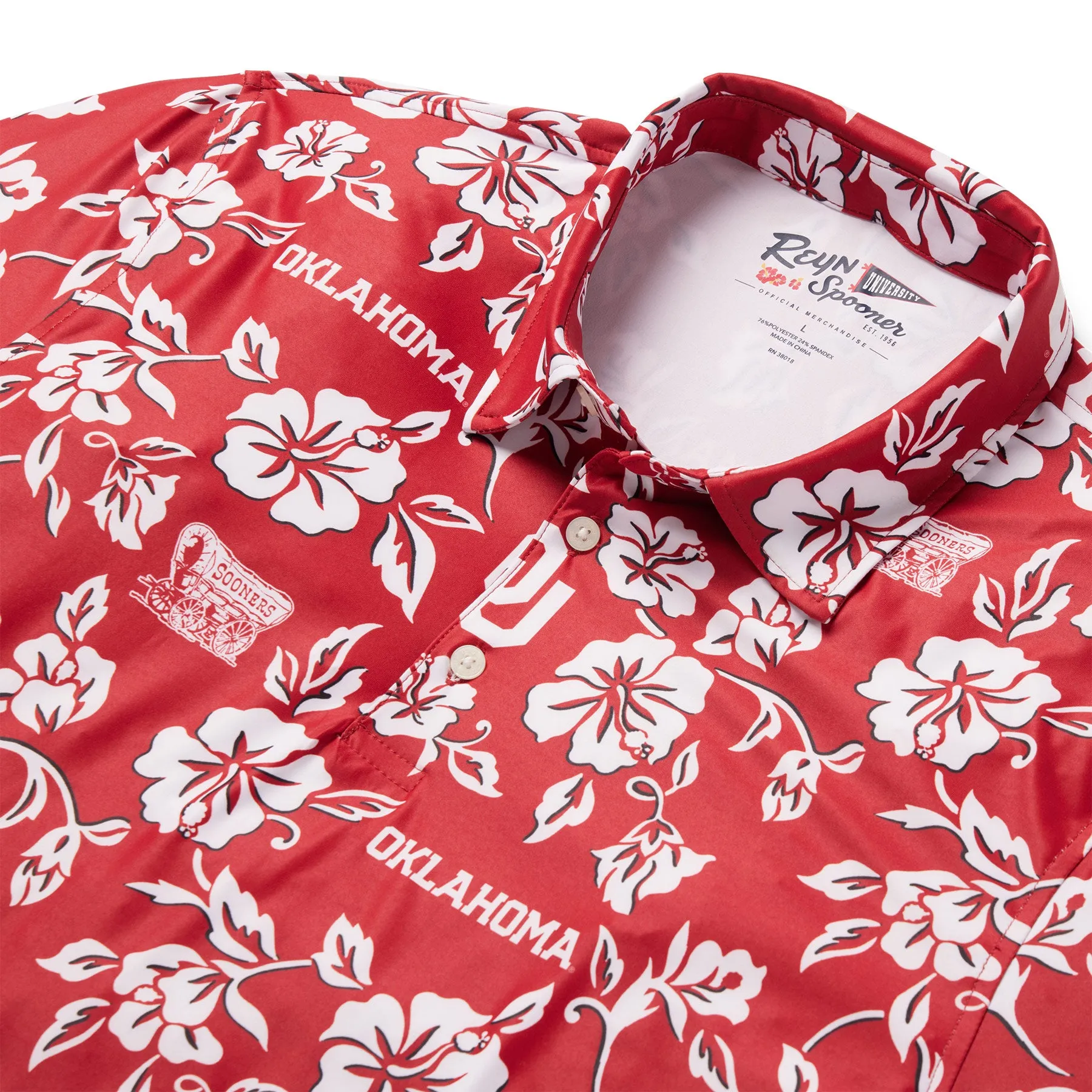 UNIVERSITY OF OKLAHOMA GAME DAY PERFORMANCE POLO / Performance Fabric