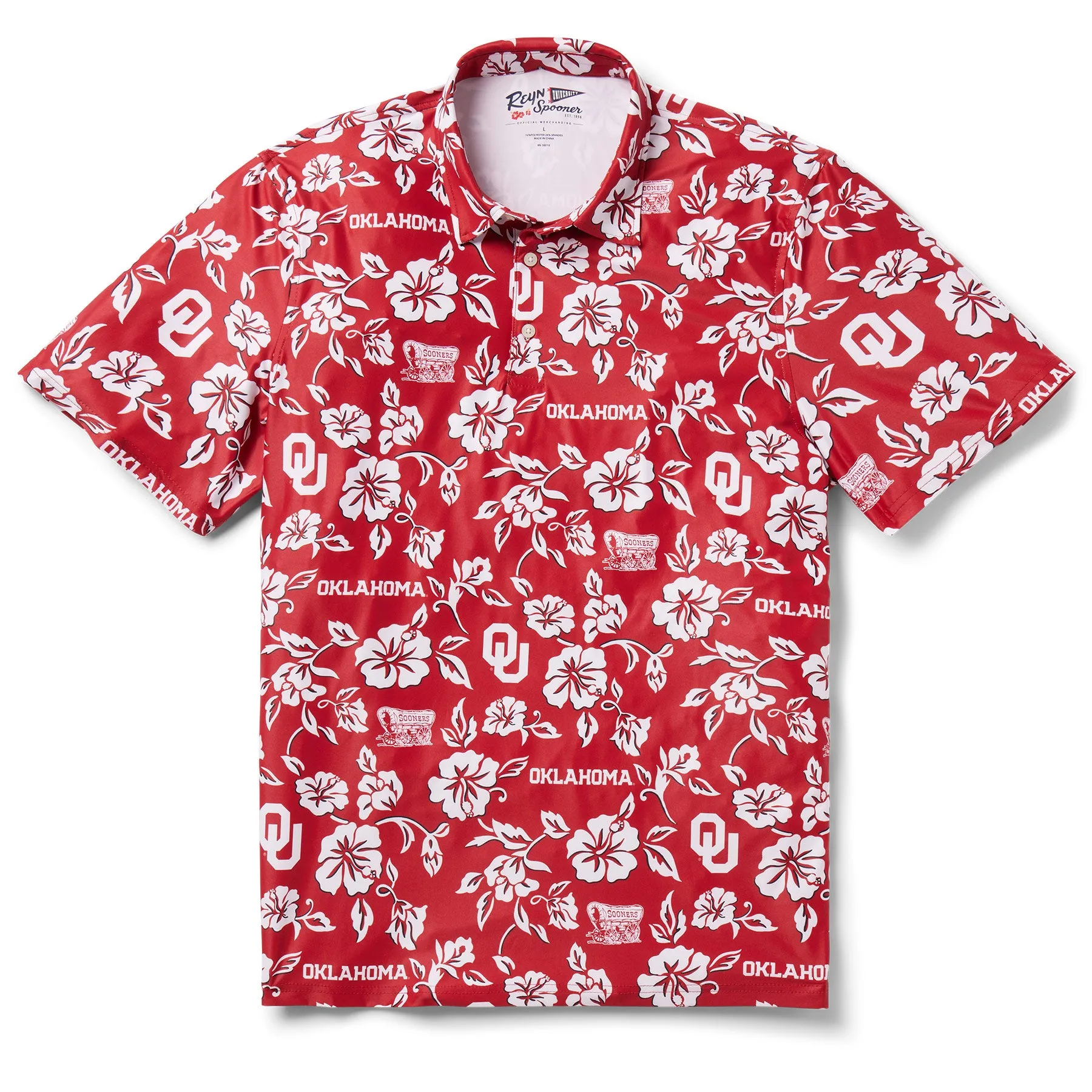 UNIVERSITY OF OKLAHOMA GAME DAY PERFORMANCE POLO / Performance Fabric