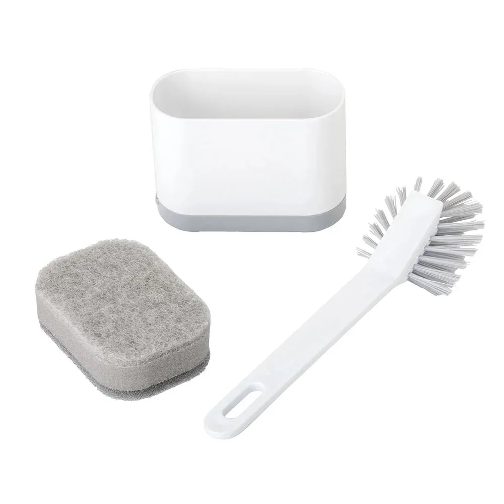 Vigar RengØ White Monobloc 3pc Sink Caddy Set