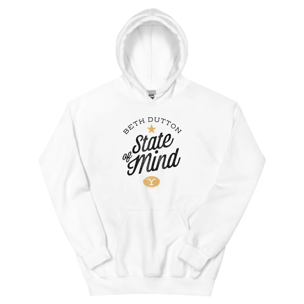 Yellowstone Beth Dutton State of Mind Hooded Sweatshirt