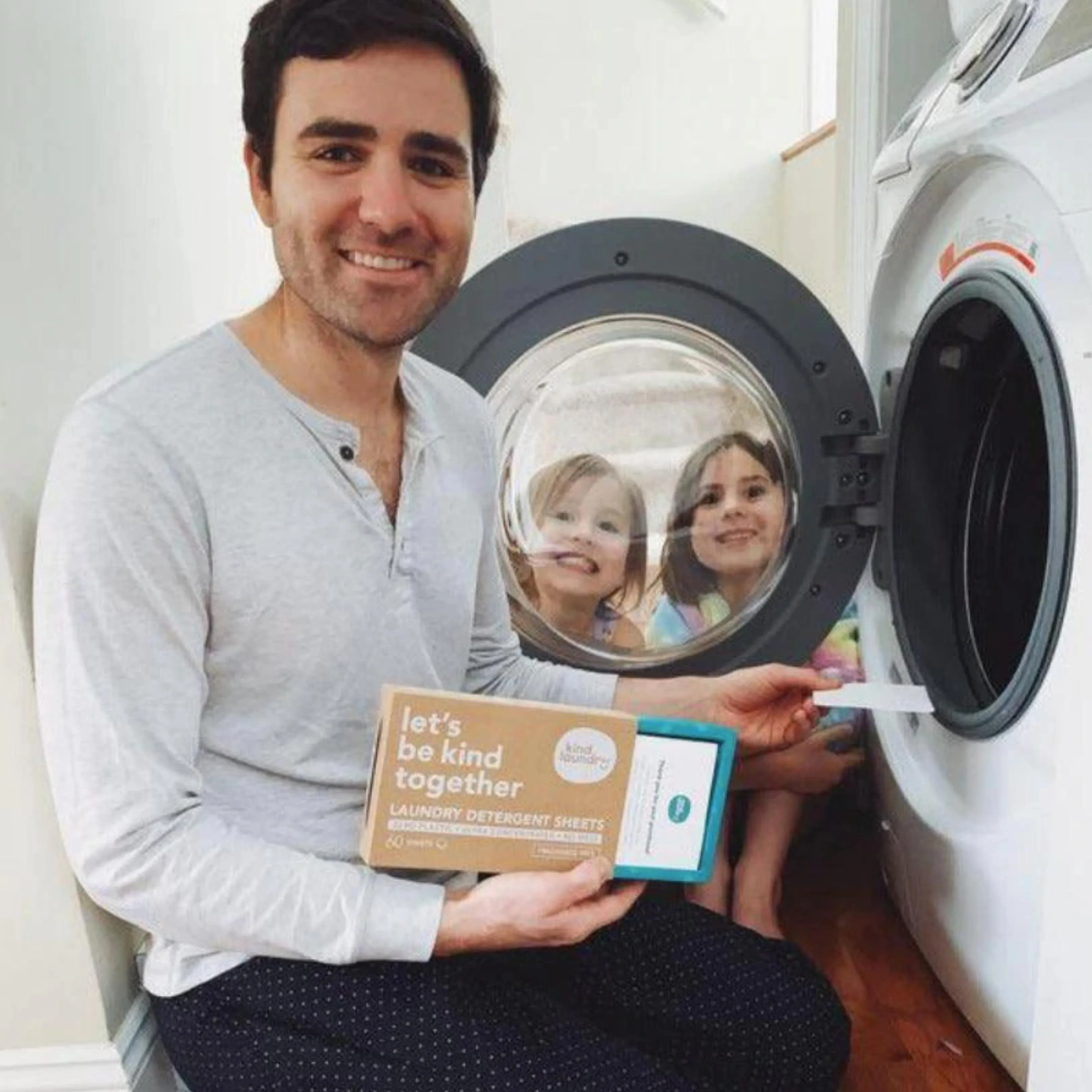 zero waste laundry detergent sheets - ocean breeze scent (60 sheets)