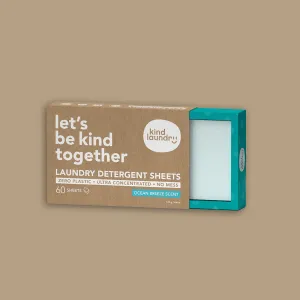zero waste laundry detergent sheets - ocean breeze scent (60 sheets)